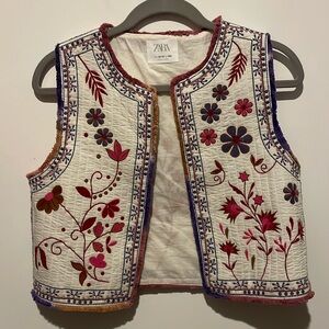 Zara quilted vest